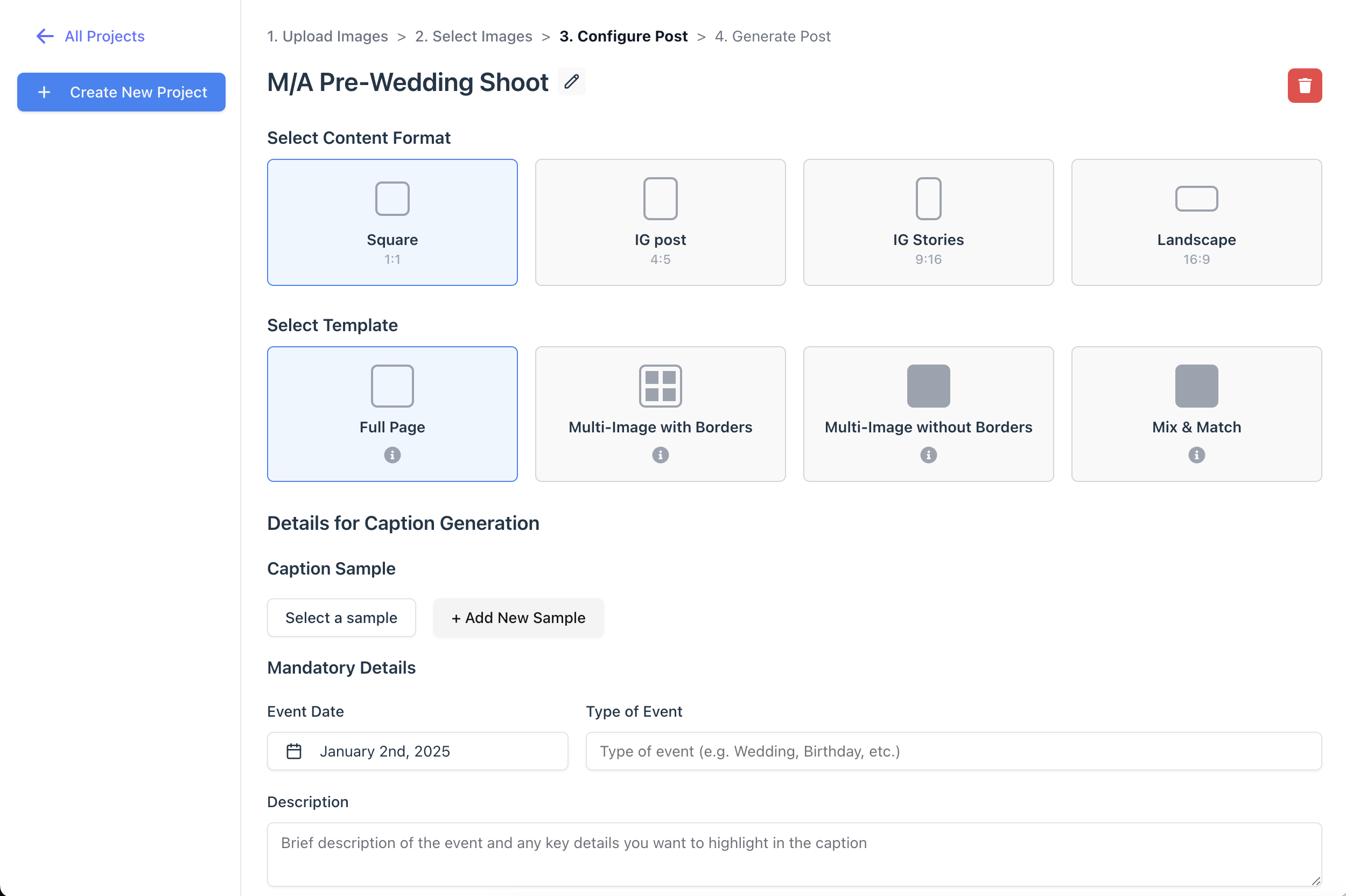 Fastposts Interface